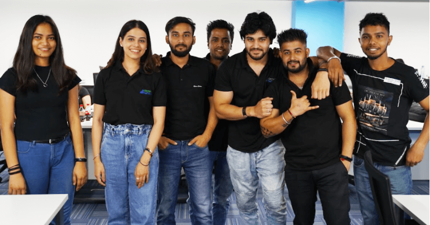 seven employee are Growth Natives representing office environment